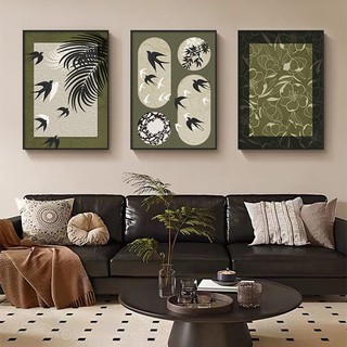 Set 3 Tranh Trừu Tượng Treo Tường  BH212 - Tranh Decor Treo Tường, Trang Trí Phòng Khách, Homestay, Quán Cafe