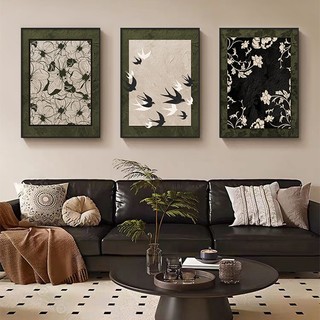 Set 3 Tranh Trừu Tượng Treo Tường  BH212 - Tranh Decor Treo Tường, Trang Trí Phòng Khách, Homestay, Quán Cafe