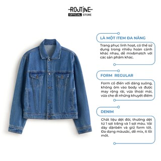 Áo Khoác Denim Nam Form Regular - Routine 10F25DJA002