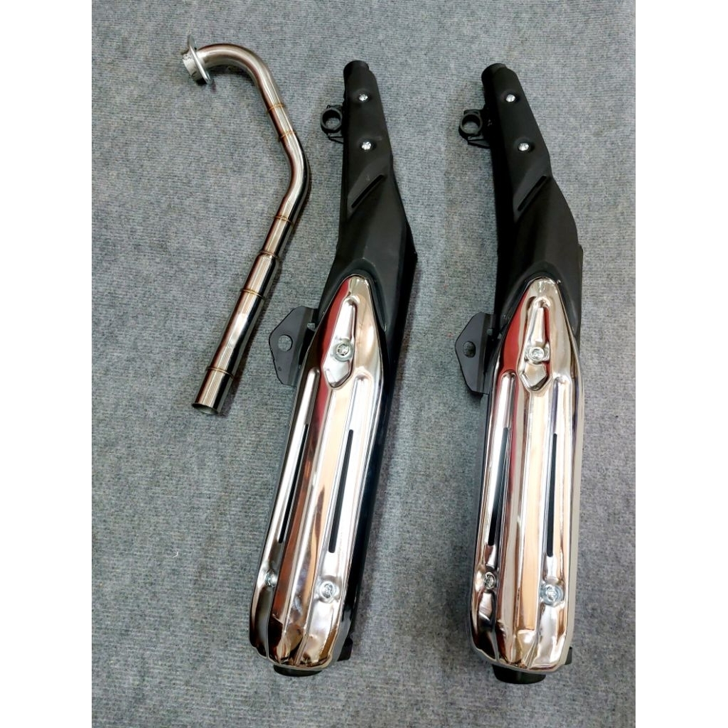 Pô xe máy excitert 135 [ ÊM VÀ MÓC ]cổ pô inox 201 size cổ là 27 ...