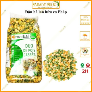 [MUA 5 TẶNG 1] Đậu Hà Lan Hữu Cơ Markal (Xanh & Vàng) 500g Hỗ Trợ Kiểm Soát Đường Huyết - Natural Market