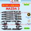 Ốp tay hõm Mazda 3 2015-2019 vân Titan chống trầy bảo vệ cửa xe ô tô- Hàng cao cấp