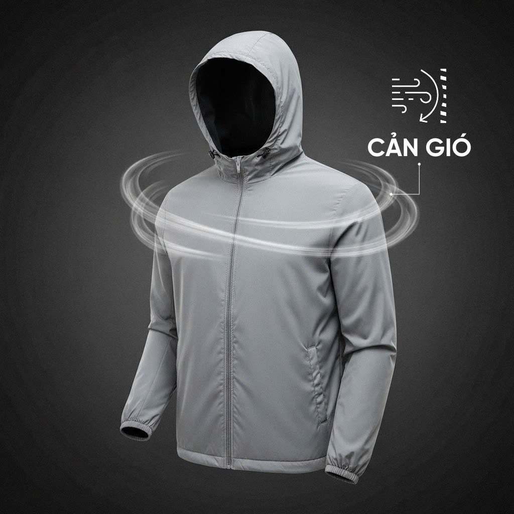 Áo Khoác Nam 2 Lớp Lamode Regular Fit Chất Nylon Bóng Mịn Chống Thấm Nước Có Nón LJK002BZ