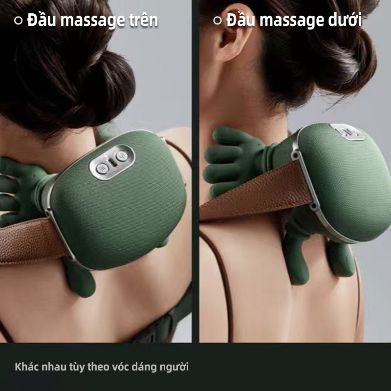 Máy Massage Vai Cổ Cao Cấp RELAAX - Massage Như Tay Thật & Nhiệt Hồng Ngoại - Pin Siêu Bền, Quà Tặng Sức Khỏe Ý Nghĩa