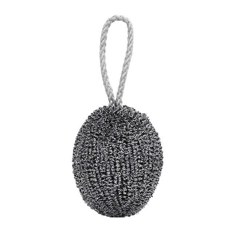 Búi sắt đánh xoong nồi siêu bền SH0038, giáp cọ xoong có dây treo loại 30G