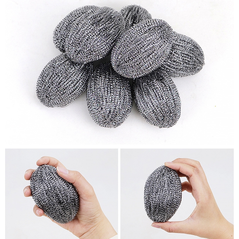 Búi sắt đánh xoong nồi siêu bền SH0038, giáp cọ xoong có dây treo loại 30G