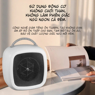 Máy Sưởi Mini 500W, Quạt Sưởi Điện, Sưởi Ấm Nhanh, Siêu Tiết Kiệm Điện, Phòng Ngủ/Văn Phòng