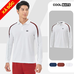 Áo polo dài tay thể thao Teamwear Pickleball Promax Flexline Active thấm hút, giữ ấm Coolmate