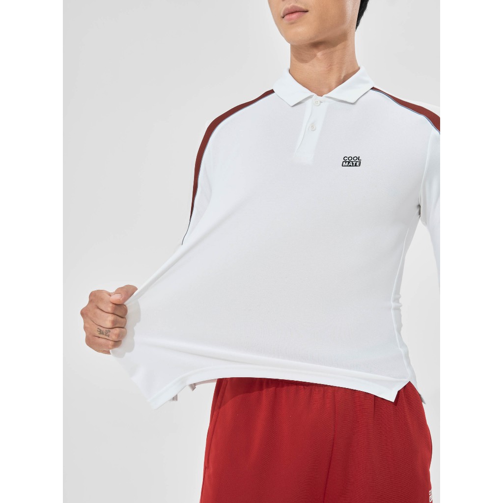 [MUA 4 GIẢM 20%]Áo polo dài tay thể thao Teamwear Pickleball Promax Flexline Active thấm hút, giữ ấm Coolmate