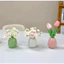 Lọ hoa kèm hoa mini trang trí để bàn nhiều mẫu xinh