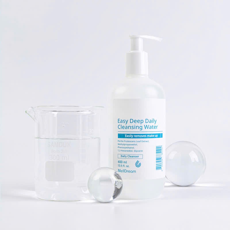 H63_ (Date T1/2027) Nước tẩy trang Melldream Easy Deep Daily Cleansing Water 400ML