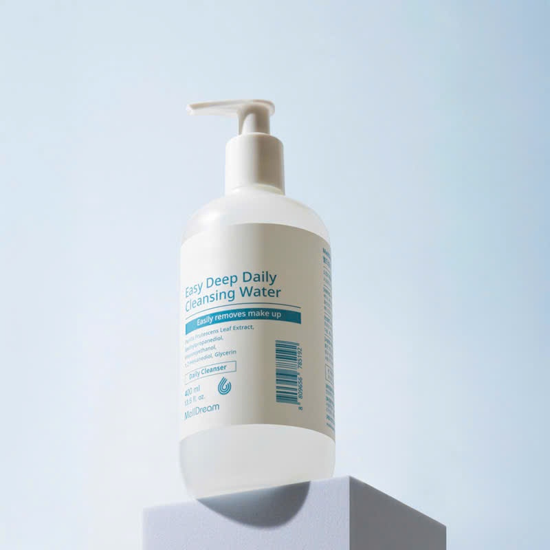 H63_ (Date T1/2027) Nước tẩy trang Melldream Easy Deep Daily Cleansing Water 400ML