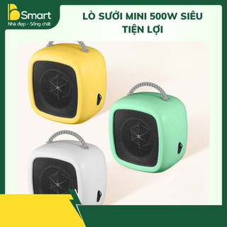 Máy Sưởi Mini 500W, Quạt Sưởi Điện, Sưởi Ấm Nhanh, Siêu Tiết Kiệm Điện, Phòng Ngủ/Văn Phòng