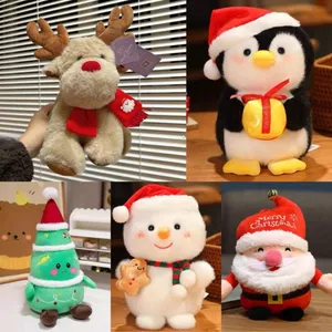 Gấu Bông Giáng Sinh Ông Già Noel, Người Tuyết, Cây Thông, Tuần Lộc Làm Quà Tặng Cho Người Thân,Trang Trí Noel