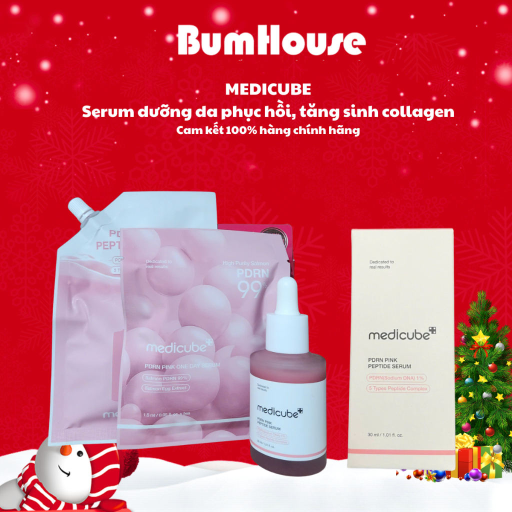 Serum Phục Hồi Medicube PDRN Pink Peptide Serum 30ml 50ml