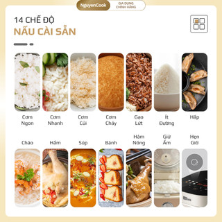 Nồi Cơm Điện Cao Tần OLIVO RC800IH 1.5L – Lòng Inox 316L, OLED Tiếng Việt, 14 Chế Độ, BH 24 Tháng