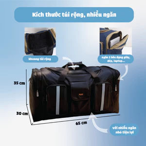 Túi du lịch nhiều ngăn đựng quần áo đi dã ngoại đi chơi thể thao du lịch HEIOU