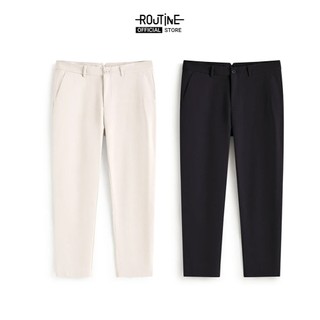 Quần Dài Kaki Nam Form Slim Cropped - Routine 10F25PCA018