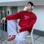 Áo Sweater Nỉ Lông Cừu Dinoman & Yumi Chất Liệu Nỉ Mềm Mịn Form Boxy Basic Trẻ Trung - AN04