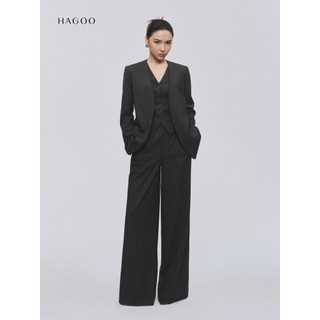 Set 4 chi tiết lẻ Blazer & Gile & Chân váy & Quần màu kẻ ghi phong cách thanh lịch [S9045-Q9025]