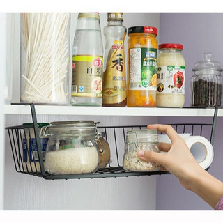 RỔ LƯỚI TREO GẦM KỆ, Kệ Để Đồ Cài Tủ Đa Năng Tiện Dụng
