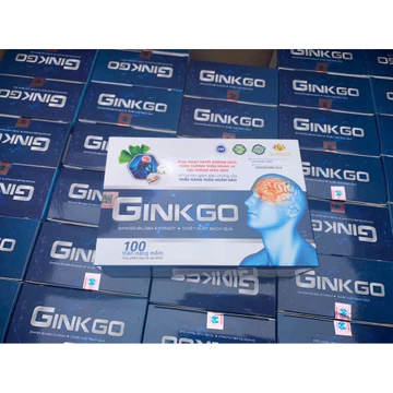 Hoạt huyết dưỡng não Hộp 100 VIÊN BỔ NÃO GINKGO BILOBA EXTRA GOLD Tăng cường lưu thông máu não phòng ngừa tai biến