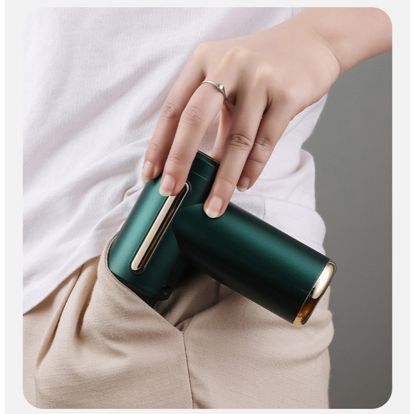 Máy Massage Cầm Tay Mini Đầu Nhôm Cao Cấp 6 Chế Độ 4 Đầu