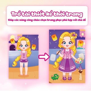 Combo 5 Cuốn Chibi Fashion (500+ stickers dễ thương) - Sách bóc dán sticker cho bé gái