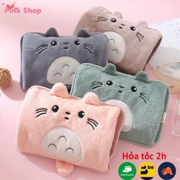 Túi chườm nóng, túi sưởi đau bụng gấu bear cắm điện Pinkshop, Túi chườm nóng cắm điện sưởi ấm nhiều hình dễ thương