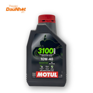 Dầu nhớt cho xe côn tay và xe số motul 3100 gold 4T