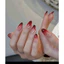 NAIL BOX THIẾT KẾ MẮT MÈO OMBRE THẠCH ĐỎ - MÓNG GIẢ MẮT MÈO- SCONAILBOX