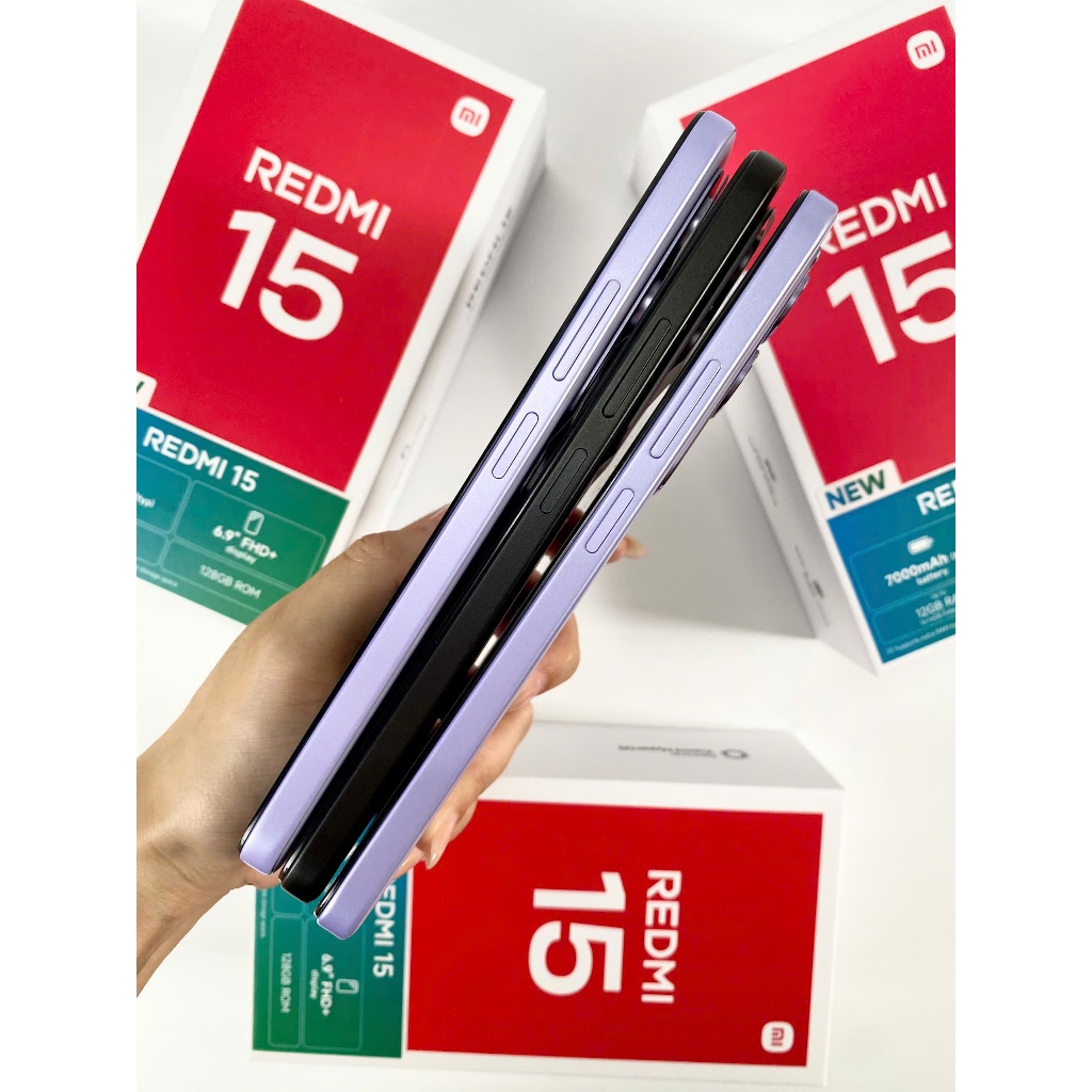 [Chính Hãng] Điện Thoại Redmi 15 Fullbox Mới Nguyên Seal - Hàng Công Ty Bảo Hành 18 Tháng
