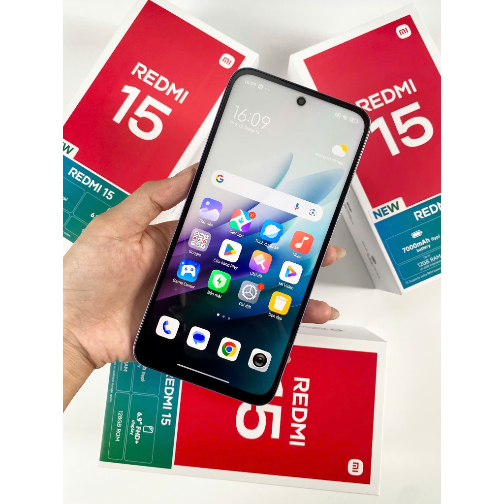 [Chính Hãng] Điện Thoại Redmi 15 Fullbox Mới Nguyên Seal - Hàng Công Ty Bảo Hành 18 Tháng