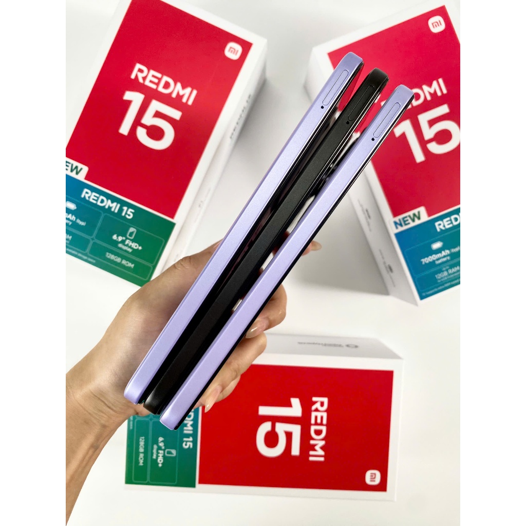 [Chính Hãng] Điện Thoại Redmi 15 Fullbox Mới Nguyên Seal - Hàng Công Ty Bảo Hành 18 Tháng
