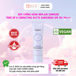 Kem chống nắng Beplain Sunmuse Tone Up & Correcting Matte Sunscreen SPF 50+ PA++++