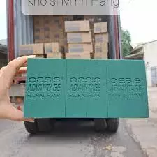 xốp Qasis cắm hoa tươi, hoa sáp xốp mút, Cao Cấp Hàng Loại 1- có trái tim đỏ, có hóa đơn VAT