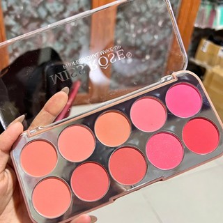 Phấn Má Hồng MissRosse 8ô phiên bản mới tone đẹp bám lâu