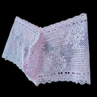 Q287 - Quần ren boxer nam tím pastel