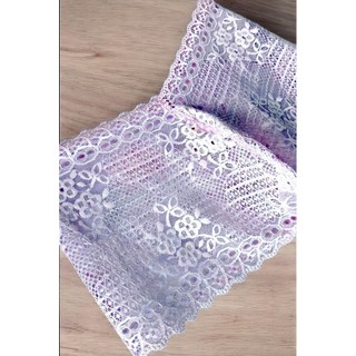 Q287 - Quần ren boxer nam tím pastel