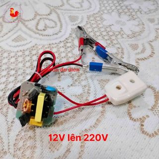 Sạc điện thoại 2 ổ cắm dùng bình xe máy, ô tô công suất dưới 40w