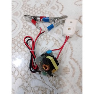 Bộ đổi nguồn 12v ra 220v sạc điện thoại và đèn led chiếu sáng