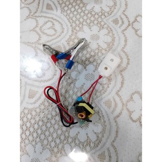 Bộ đổi nguồn 12v ra 220v sạc điện thoại và đèn led chiếu sáng