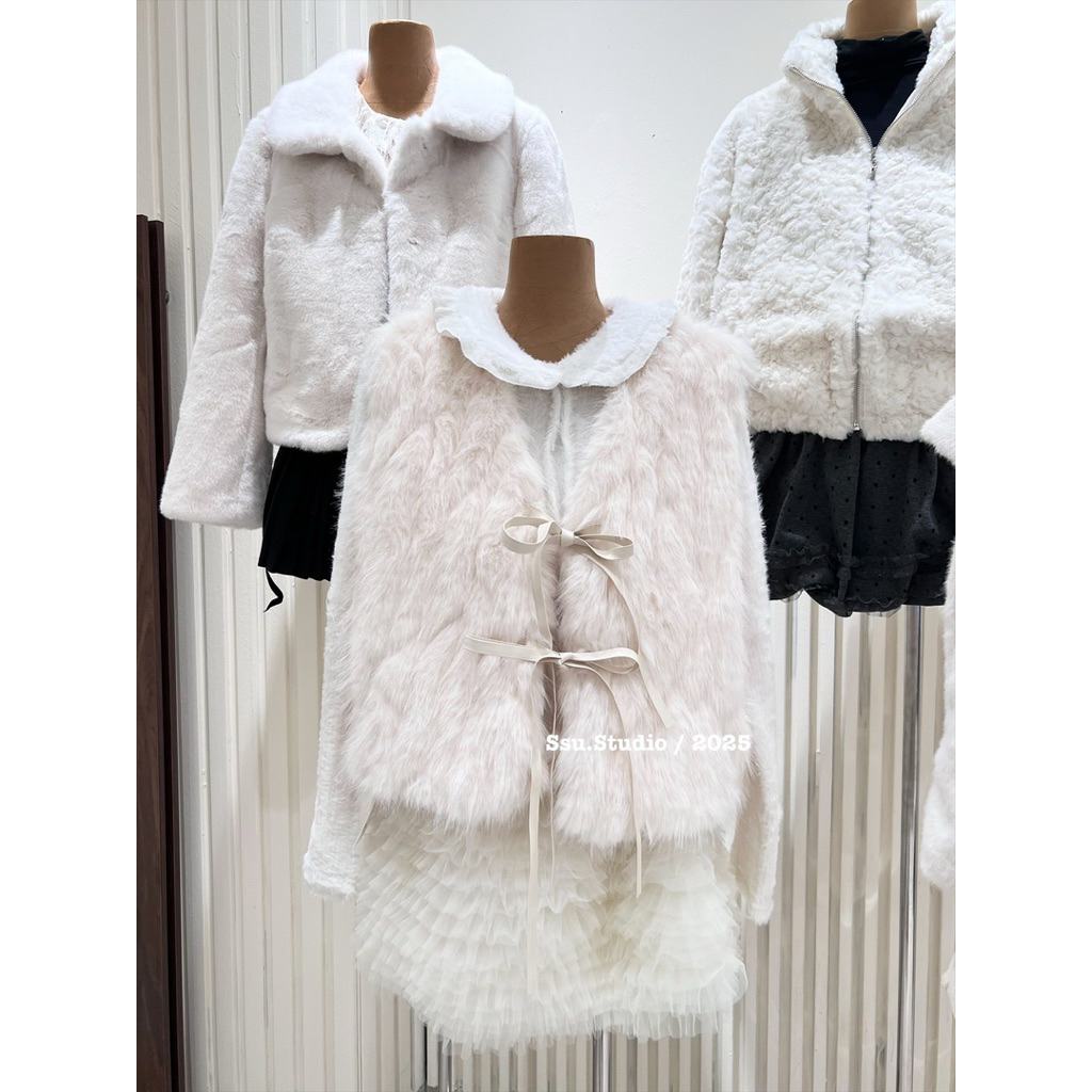 Ssu.Studio//  ÁO GILE LÔNG THẮT NƠ HÀNG QCL1
