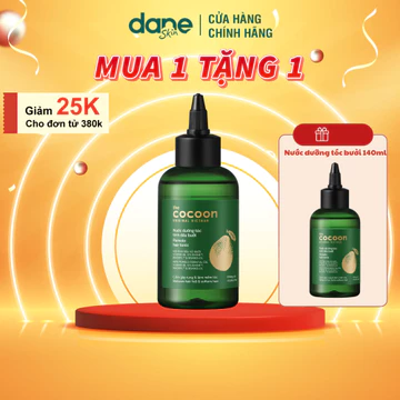 Nước Dưỡng Tóc Tinh Dầu Bưởi Cocoon 140ml - Xịt bưởi Cocoon Kích Mọc Tóc, Giảm Rụng Tóc Dùng Được Cho Bà Bầu