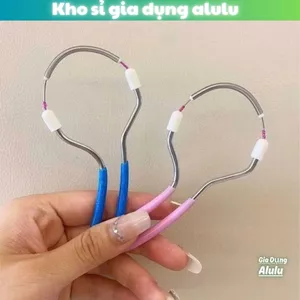 Dụng Cụ Tẩy Lông Mặt Dạng Lò Xo Cầm Tay – Lấy Lông Tơ Mép, Cằm, Trán An Toàn Không Đau