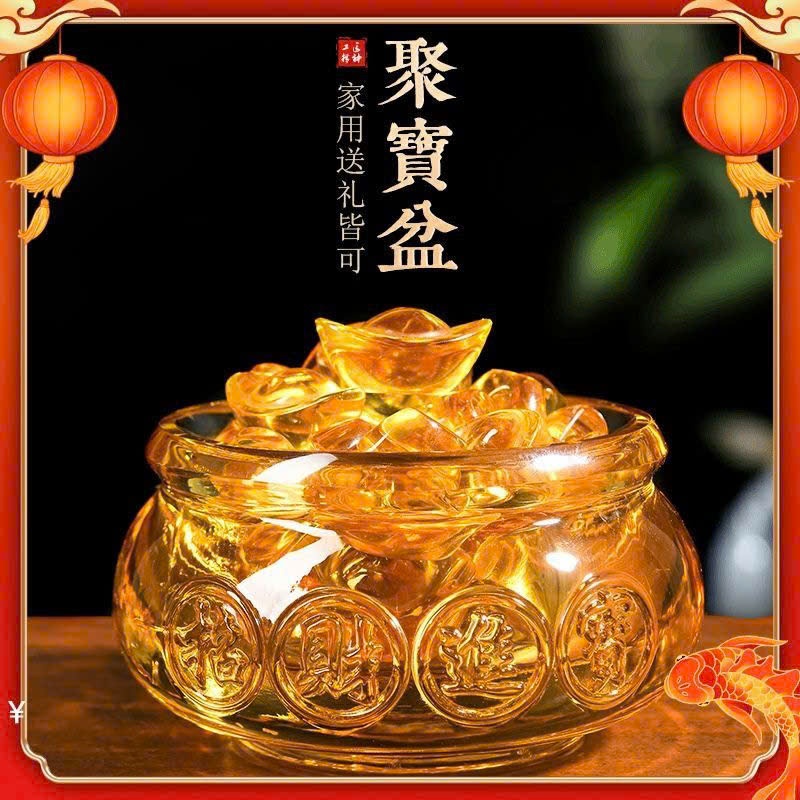 Bát Tụ Bảo Pha Lê Chiêu Tài – Hút Lộc Phong Thủy