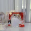 HỘP VALI Mica Mô Hình Cô Dâu Chú rể trong suốt- Lọ len Gift