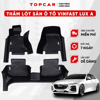 Thảm lót sàn ô tô VINFAST LUX A TOPCAR chất liệu nhựa TPE nguyên sinh cao cấp