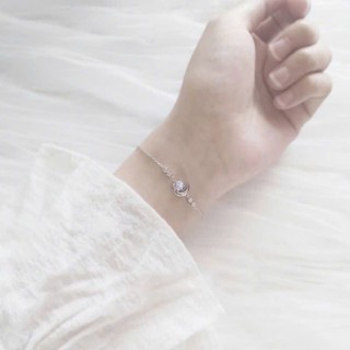 Vòng tay bạc Chormic, lắc tay đá mặt trăng Moonstone, trang sức bạc, vòng tay nữ bạc 925