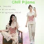 Bộ Ngủ Nữ Pijama Tay Ngắn Quần Dài Lụa Cát Thoáng Mát Tốt Mềm Mịn Họa Tiết Mèo